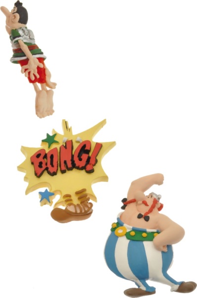 Plastoy Set 3 mini magnets Obélix